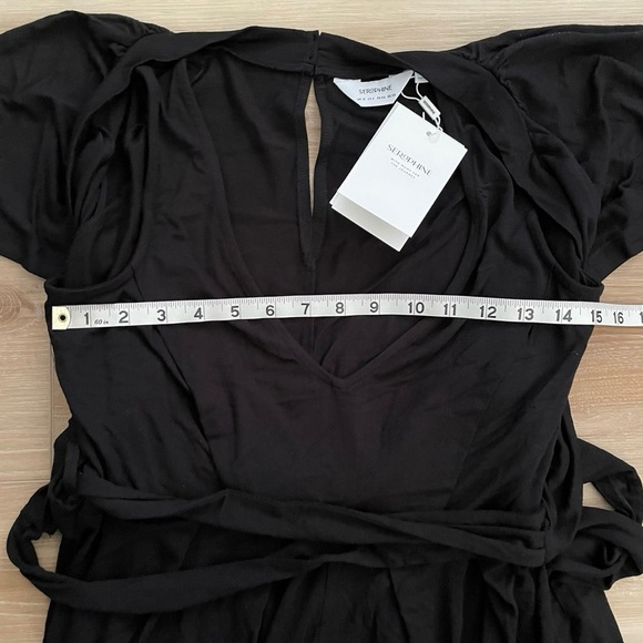 Seraphine Black Maternity & Nursing Jumpsuit 6 - Picture 4 of 12